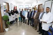 تبریک روز علوم آزمایشگاهی توسط رئیس دانشگاه علوم پزشکی قم با حضور در آزمایشگاه مرجع دانشگاهی (رفرانس)