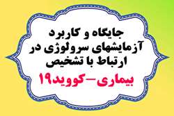جایگاه و کاربرد آزمایشهای سرولوژی در ارتباط با تشخیص بیماری کووید-19
